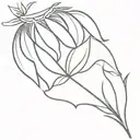 AMDG, sunflower tattoo design idea