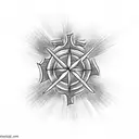 firefighter Maltese cross tattoo design idea