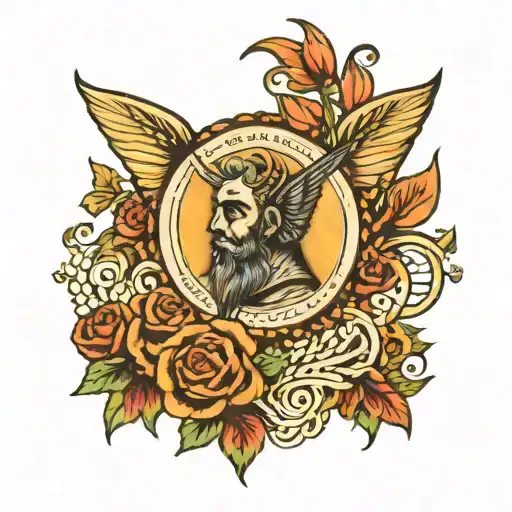 when god leaves you alone , it wants you find the truth yourself tattoo design idea