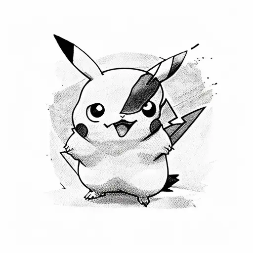 Pikachu tattoo design idea