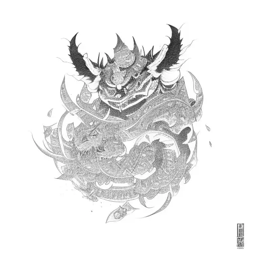 genshin impact tattoo design idea