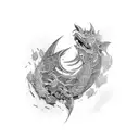 genshin impact tattoo design idea
