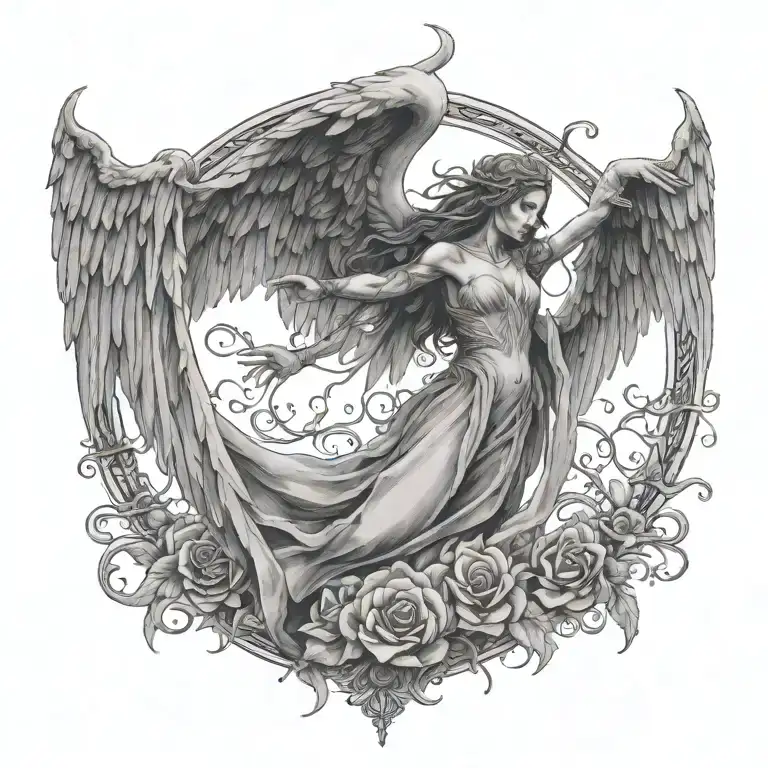 death angel    tattoo design idea