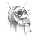 something bar owner related tattoo design idea