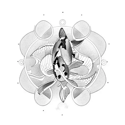 Koi Fish tattoo design idea