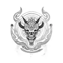 ajolote azteca tattoo design idea