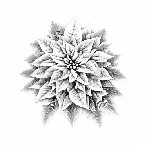 a globe with mums and poinsettias  tattoo design idea