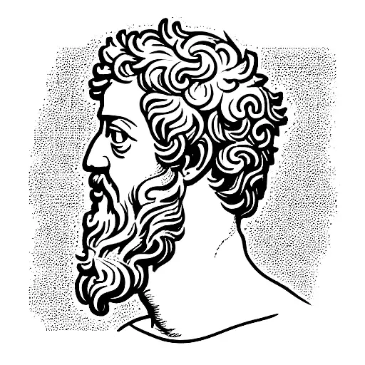 Marcus Aurelius tattoo design idea