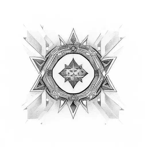 Symbolic representation of stoicism tattoo design idea