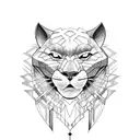 black Panther tattoo design idea