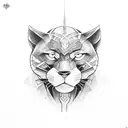 black Panther tattoo design idea