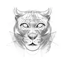 Panther tattoo design idea