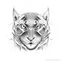 Panther tattoo design idea