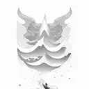 Ocean Wave tattoo design idea