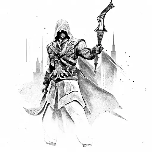 assassins creed  tattoo design idea