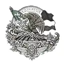 Combine the Mexican flags of Sonora and Michoacan with september 12th 1986 tattoo design idea