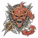 berserk sacrifice symbol tattoo design idea