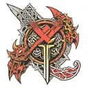 berserk sacrifice symbol tattoo design idea