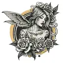 nirvana inspired tattoo tattoo design idea