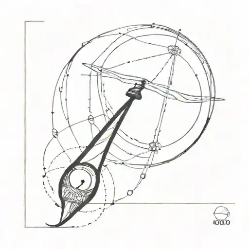moving pendulum tattoo design idea