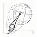 moving pendulum tattoo design idea