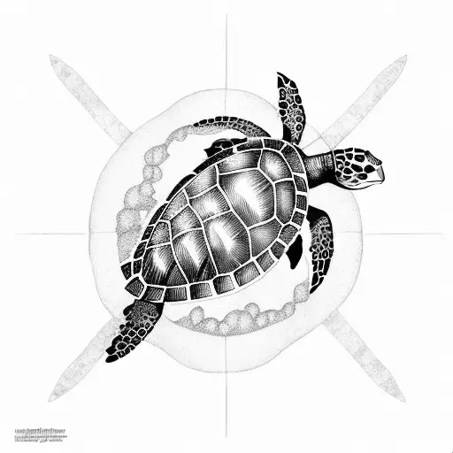 sea Turtle tattoo design idea