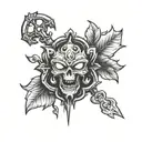 lol support icon tattoo design idea
