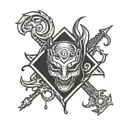 lol support icon tattoo design idea