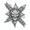 lol support icon tattoo design idea