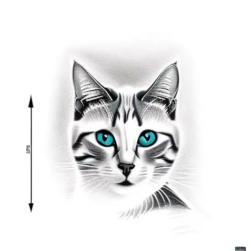 two cats  tattoo design idea