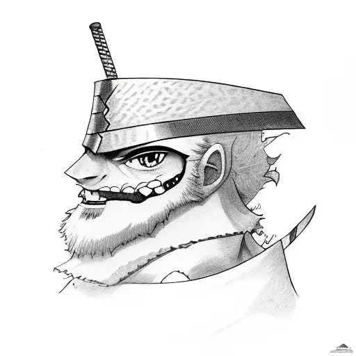 zoro tattoo design idea