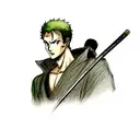 zoro tattoo design idea