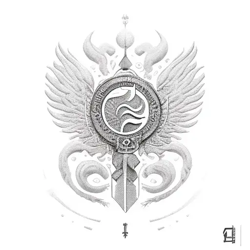 Ukraine on fire  tattoo design idea