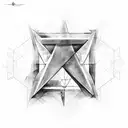 Impossible Triangle tattoo design idea