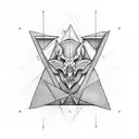 Impossible Triangle tattoo design idea