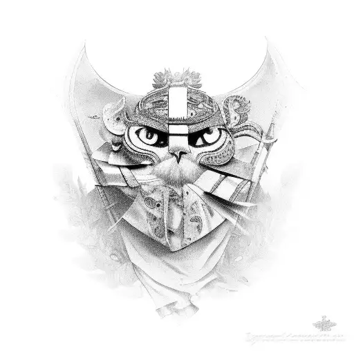 sicilian trinacria tattoo design idea