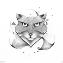 broken heart melting tattoo design idea