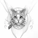 broken heart melting tattoo design idea