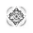 ancient symbol of tantra tattoo design idea