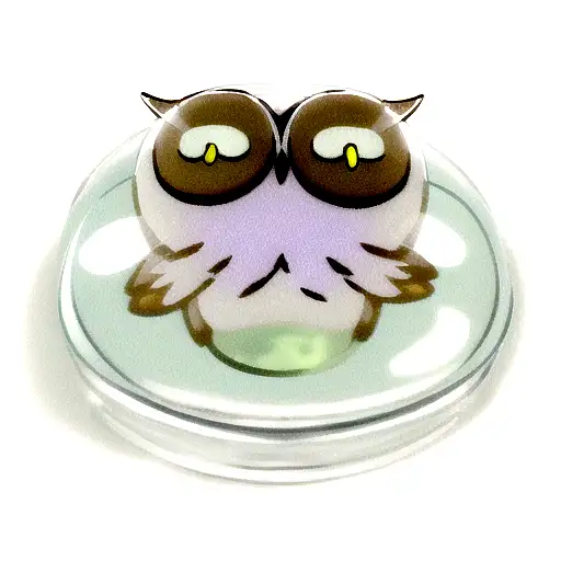 owl jelly mold tattoo design idea