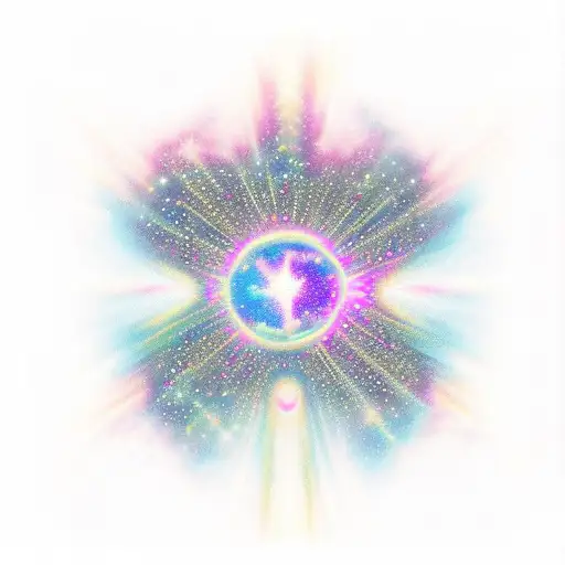 star child Binary star tattoo design idea