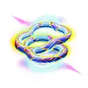 infinity snake flames tattoo design idea