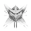 blade magic tattoo design idea