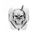 not crazy skull skyyl skylul tattoo design idea