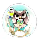 owl jelly globe tattoo design idea