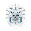 riverrun, past Eve and Adam’s, from swerve of shore to bend of bay, brings us by a commodius vicus of recirculation back tattoo design idea