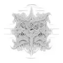 fractal franctal frenctal franchalt green tea manaphant   matcha tea tattoo design idea