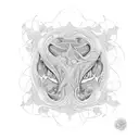 fractal franctal frenctal franchalt green tea manaphant   matcha tea tattoo design idea