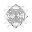 salt crystal molotov cocktail stained glass tattoo design idea