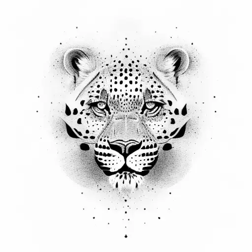 leopardo  tattoo design idea